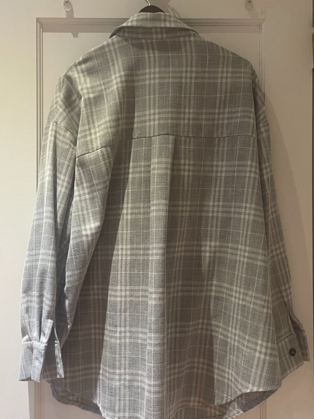 ASOS Design shacket in Brown and White Plaid Size 10 Medium - Picture 8 of 8